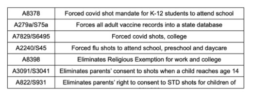 Involuntary Quarantine Among Proposed Regulations on NY Dept. of Health Docket – What You Can Do!